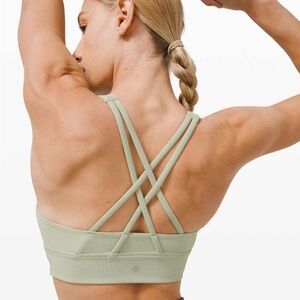 Lululemon Energy Bra High Neck Long Line Rib *Medium Support